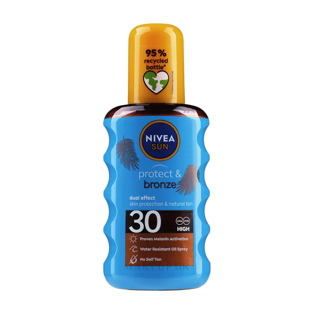 Nivea Sun Protect and Bronze Oil Spray SPF30, 200ml