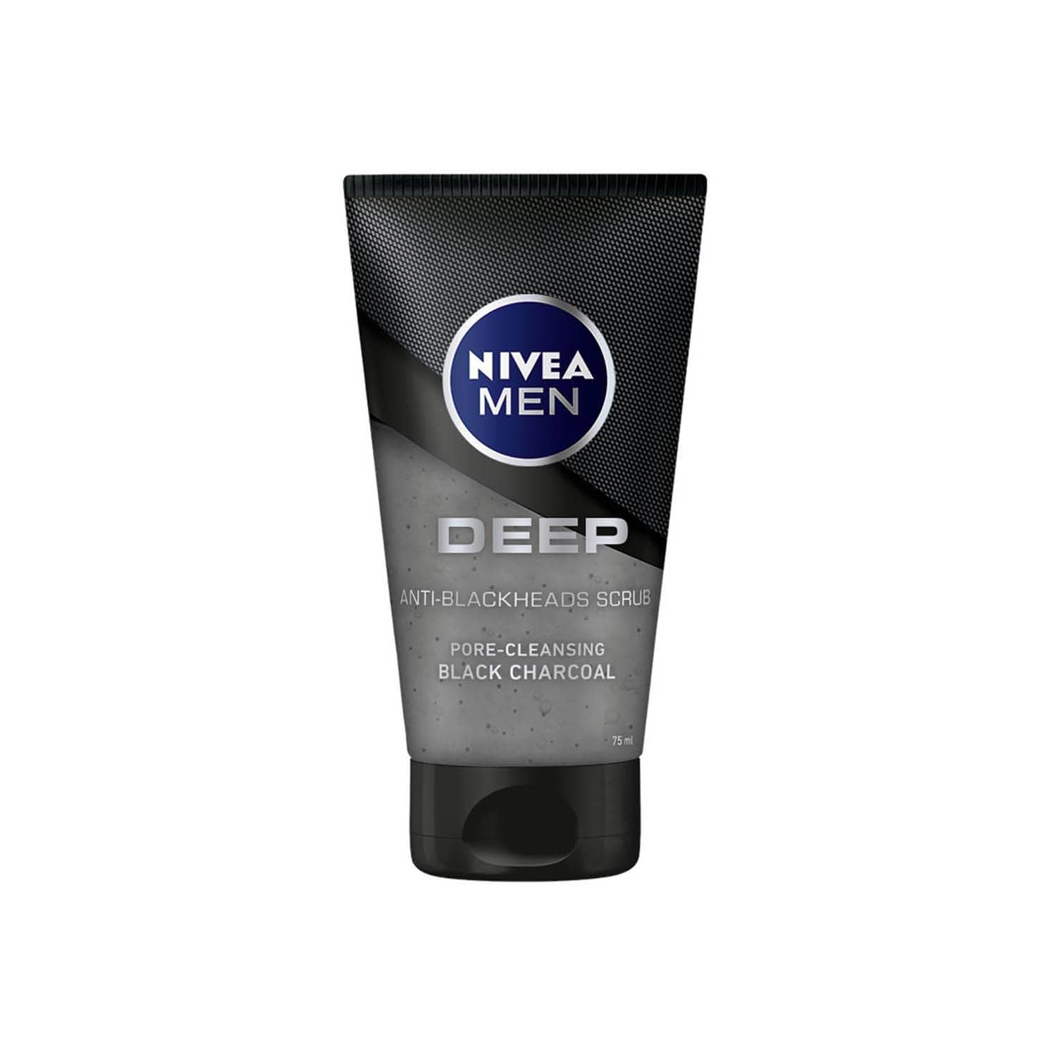 Nivea Men Deep Anti-Blackhead Facial Scrub, 75ml