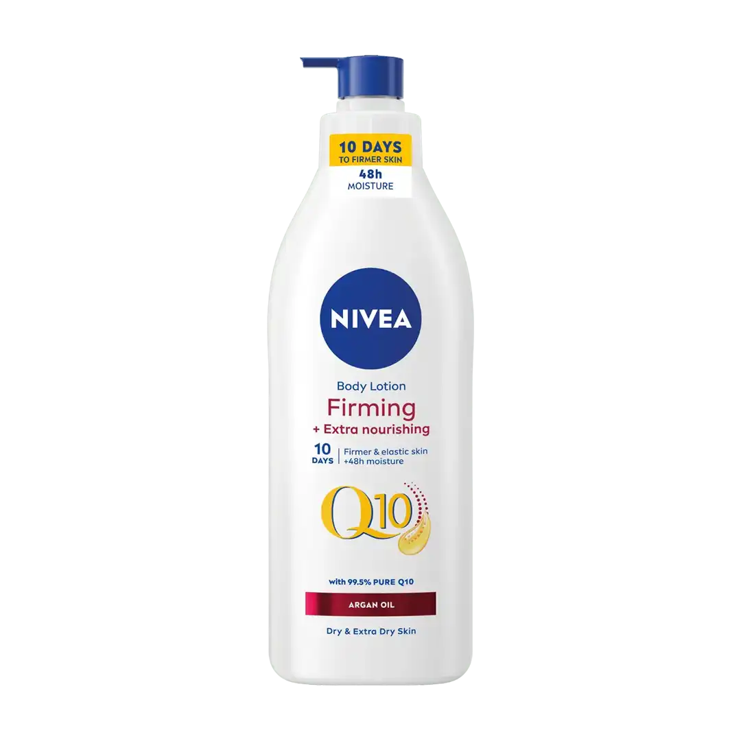 Nivea Q10 Firming Body Lotion + Extra Nourishing Q10+ Argan Oil, 400ml