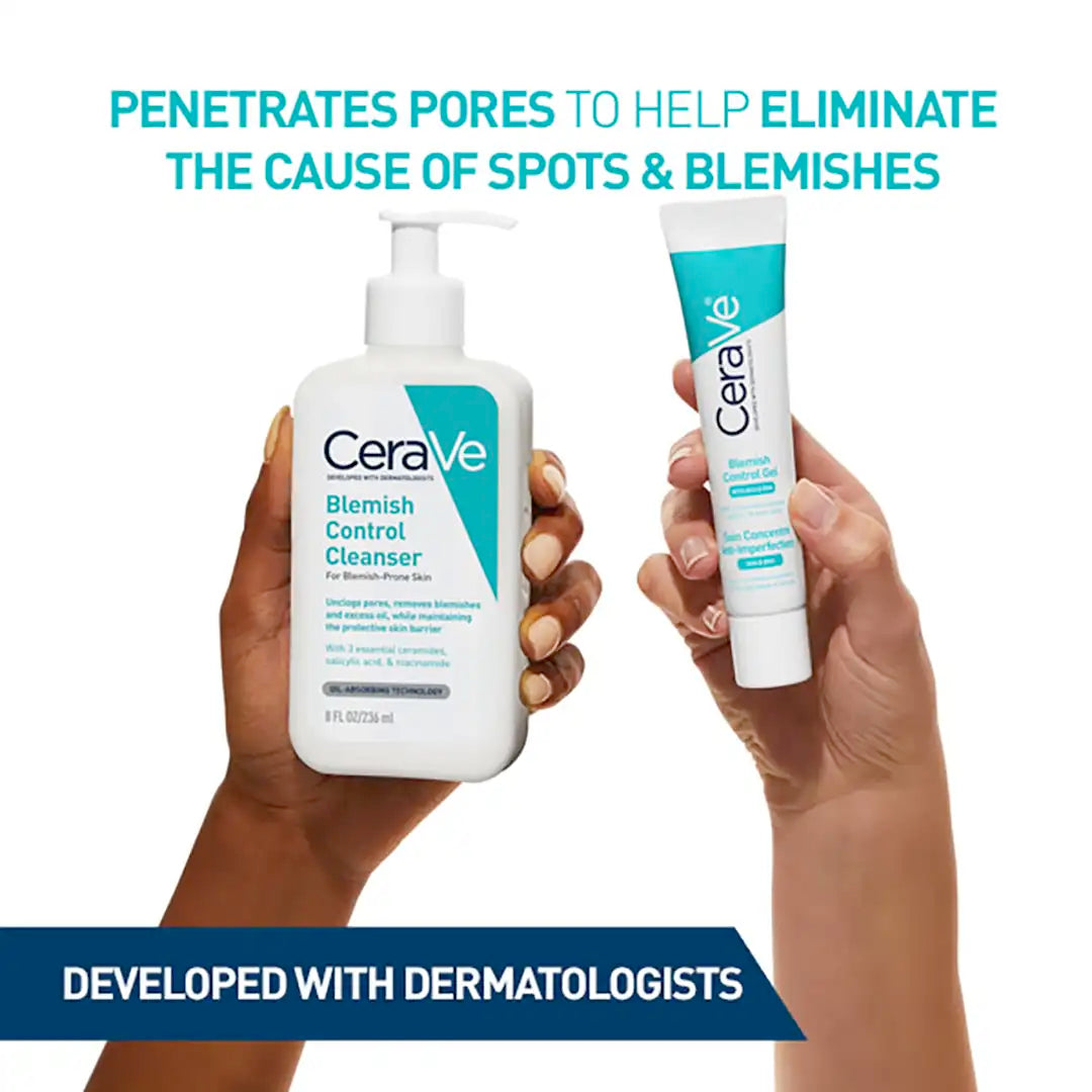 CeraVe Blemish Control Acne Gel with AHA and BHA, 40ml