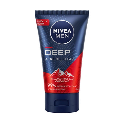 Nivea Men Deep Acne Oil Clear Face Wash, 100ml