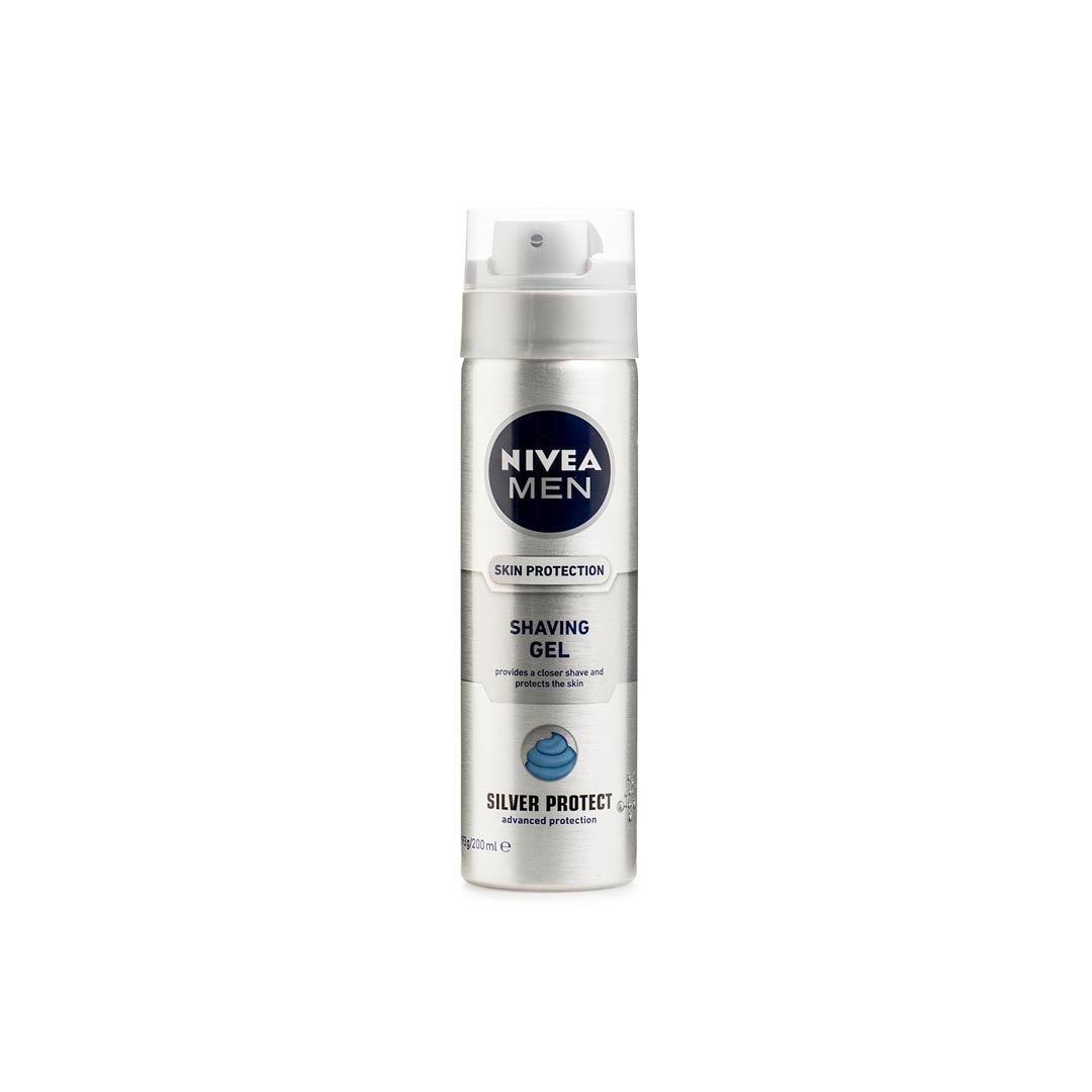 Nivea Men Silver Protect Shaving Gel, 200ml