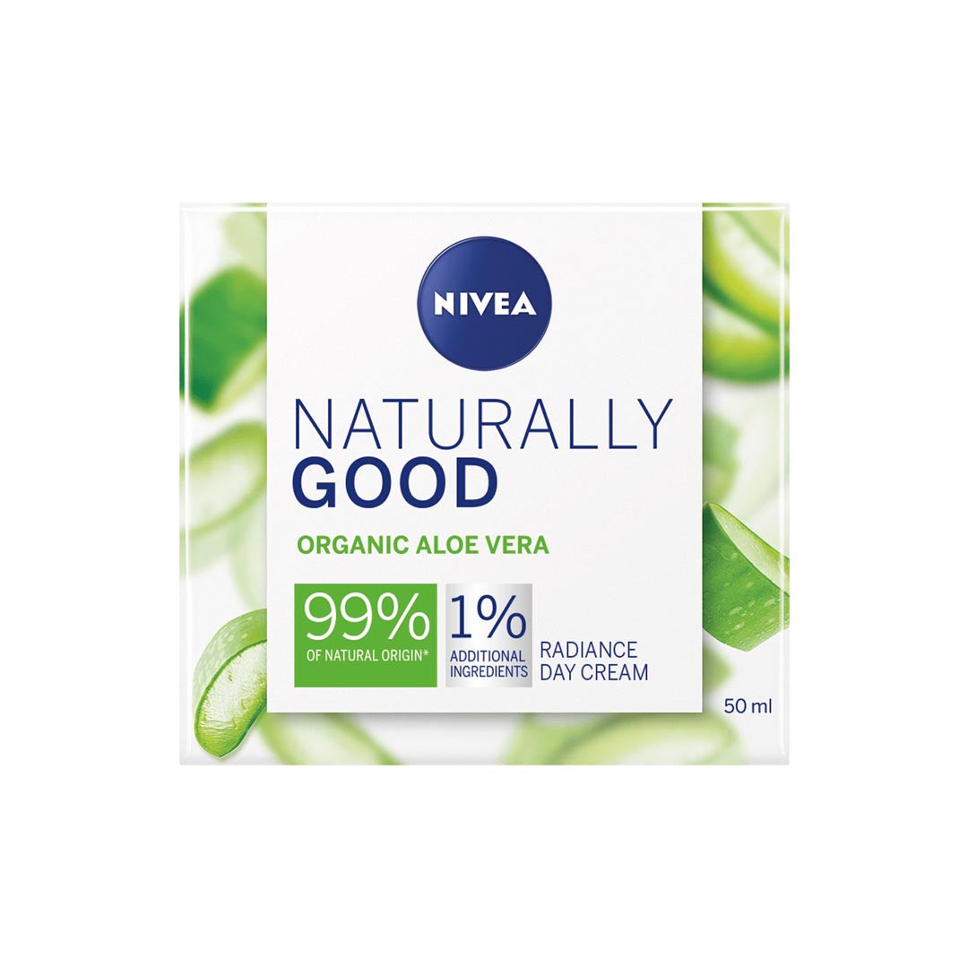 Nivea Naturally Good Aloe Vera Radiance Day Cream, 50ml