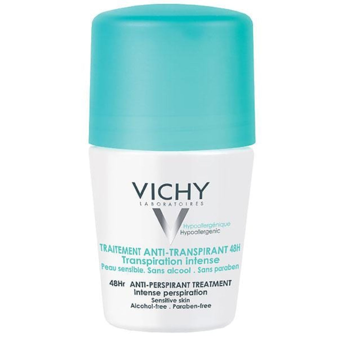 Vichy Anti-Perspirant Treatment 48hr roll-on Alcohol-Free, 50ml