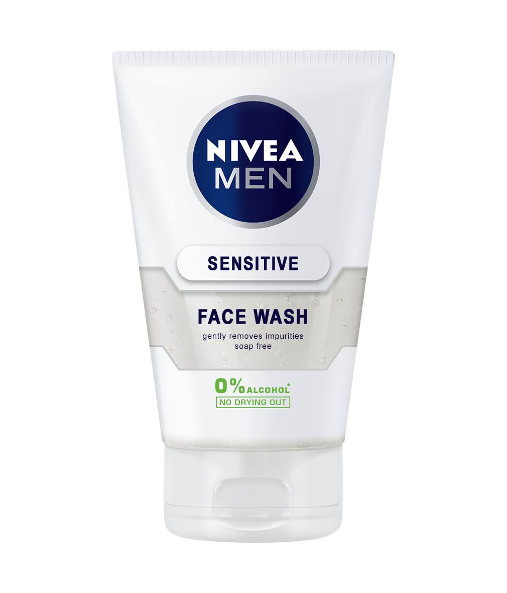 Nivea Men Face Wash Sensitive, 100ml