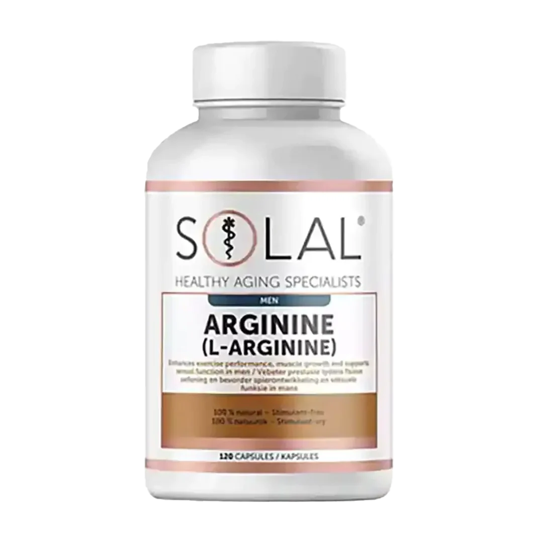 Solal Arginine (L-Arginine) Capsules, 120's