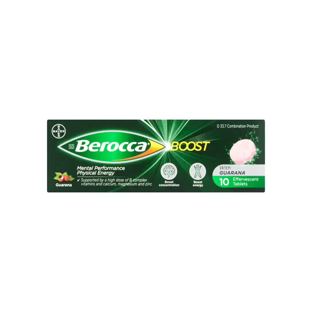 Berocca Boost Effervescent Tablets, 10's