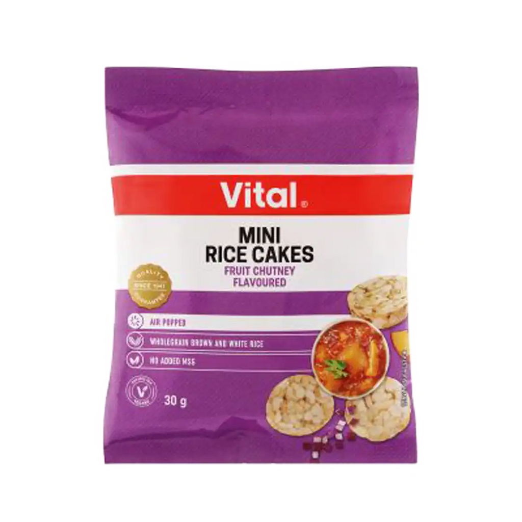 Vital Mini Rice Cakes 30g, Assorted