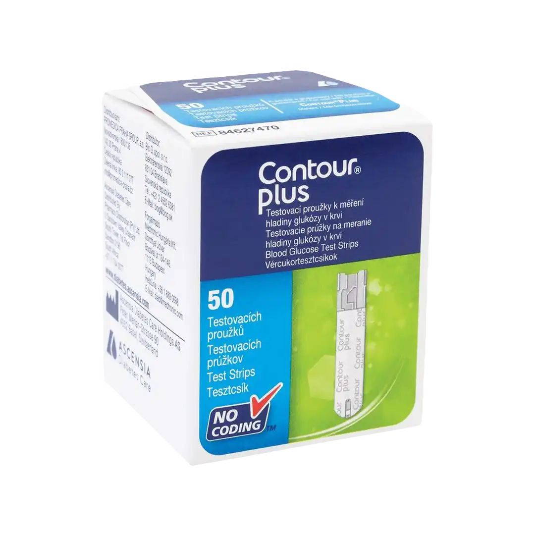 Bayer Contour Plus Strips, 50's