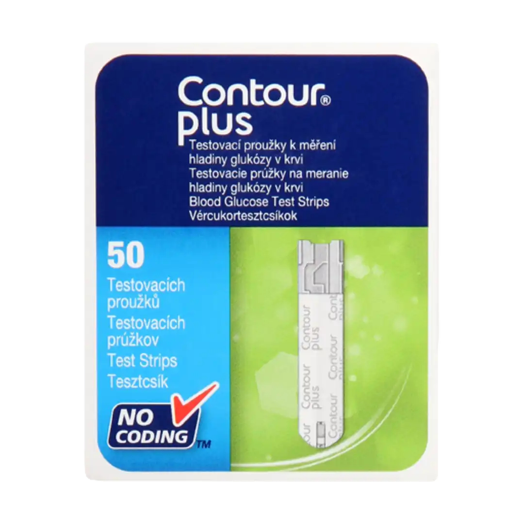 Bayer Contour Plus Strips, 50's