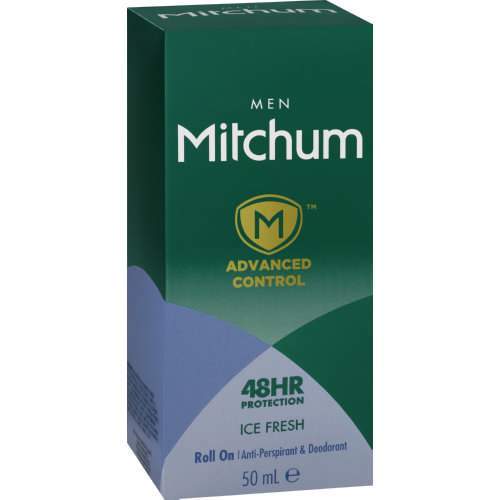 Mitchum Invisible Roll On Men Ice Fresh, 50ml