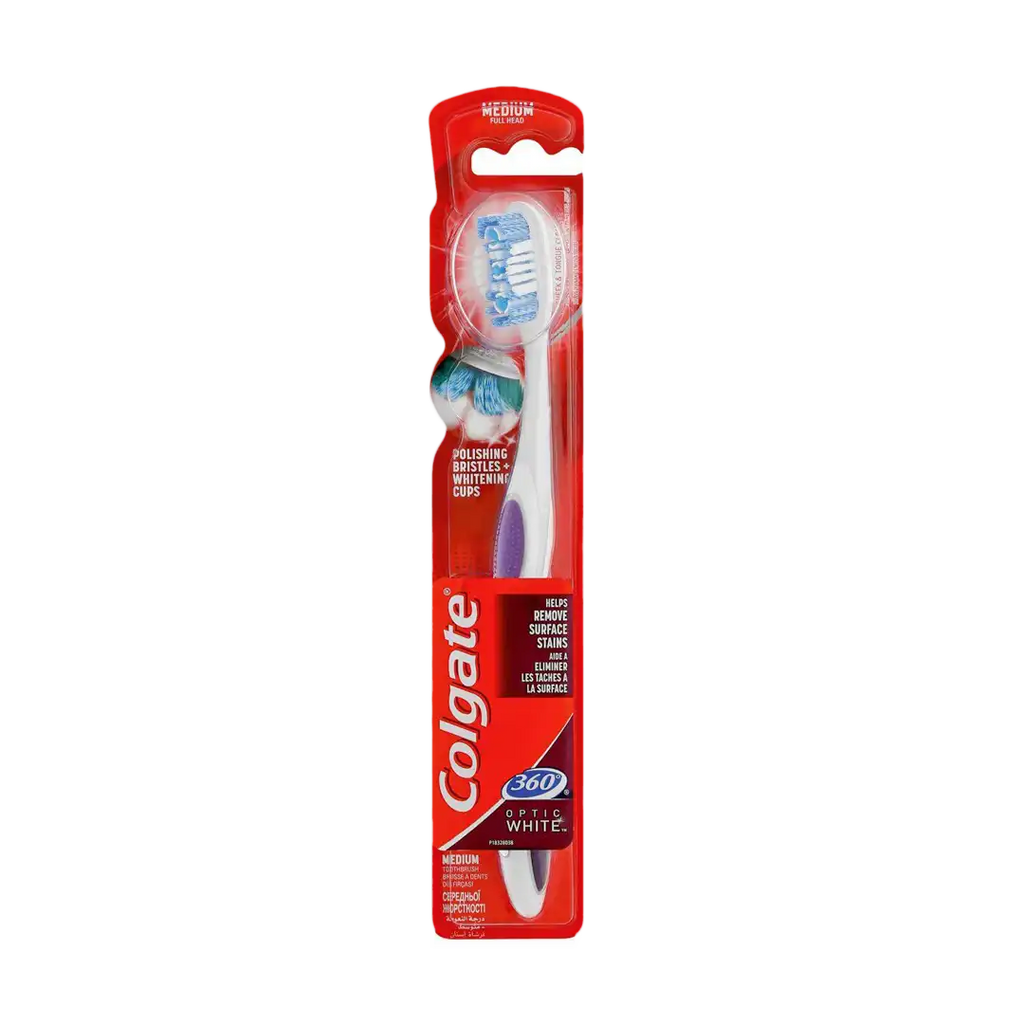 Colgate 360 Optic White Medium Toothbrush