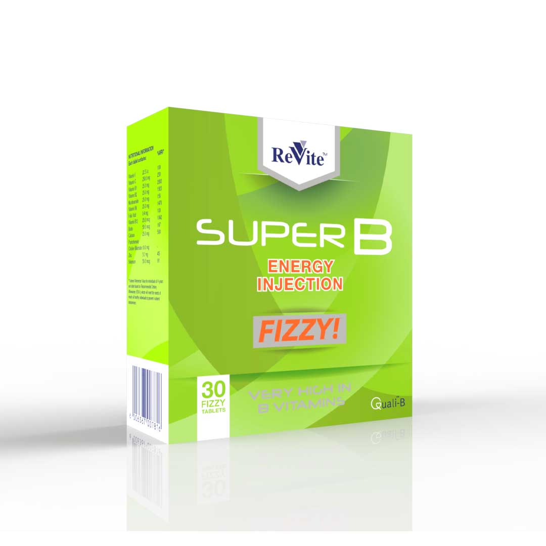 Revite Super B Energy Injection Effervescent, 30's