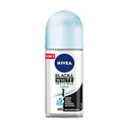 Nivea Black and White Invisible Roll-On Assorted, 50ml