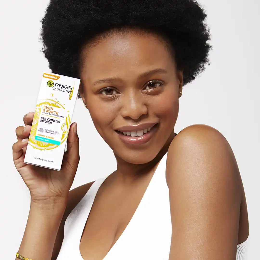 Garnier Even & Matte Vitamin C Daily Cream for Very Oily Skin, 40ml