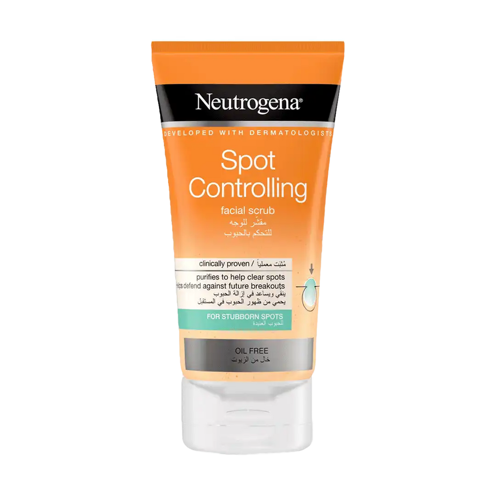 Neutrogena Spot Controlling Oil-Free Facial Scrub, 150ml