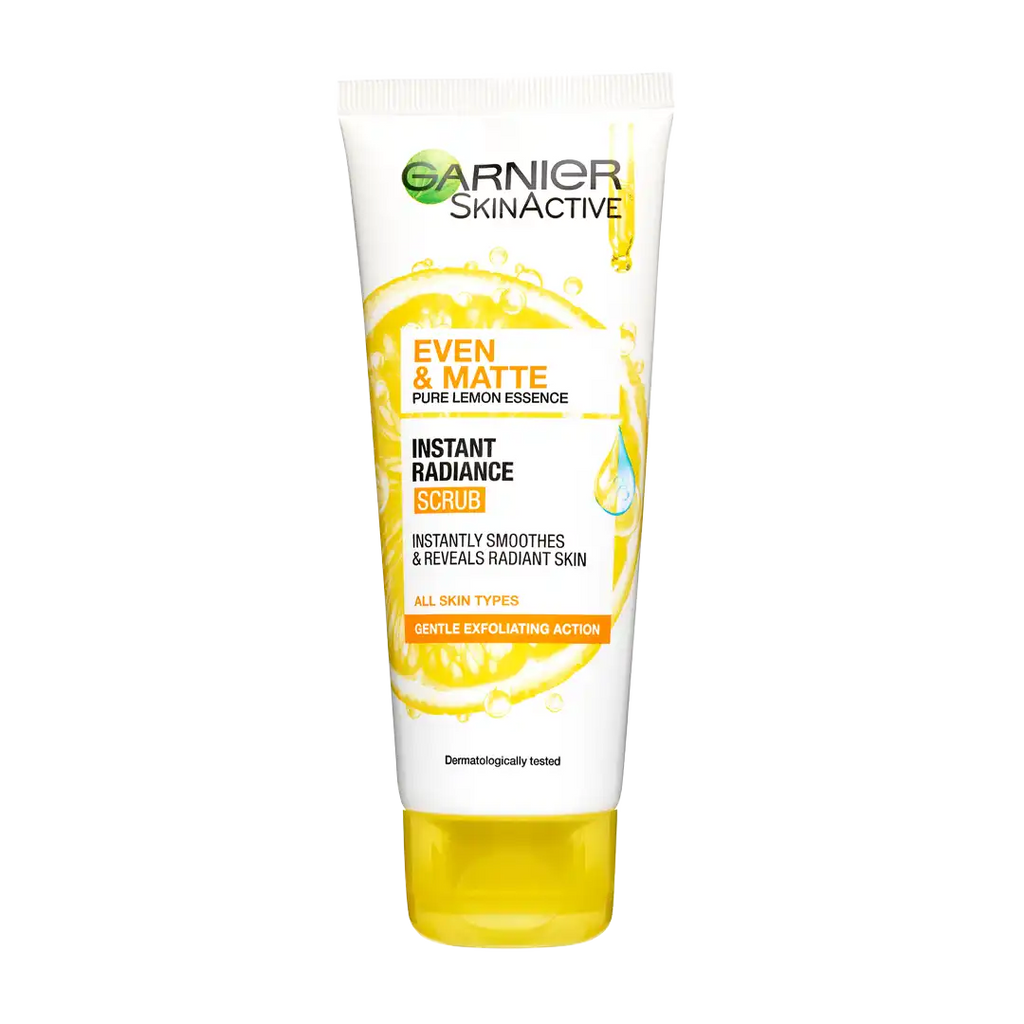 Garnier Even & Matte Instant Radiance Scrub, 100ml