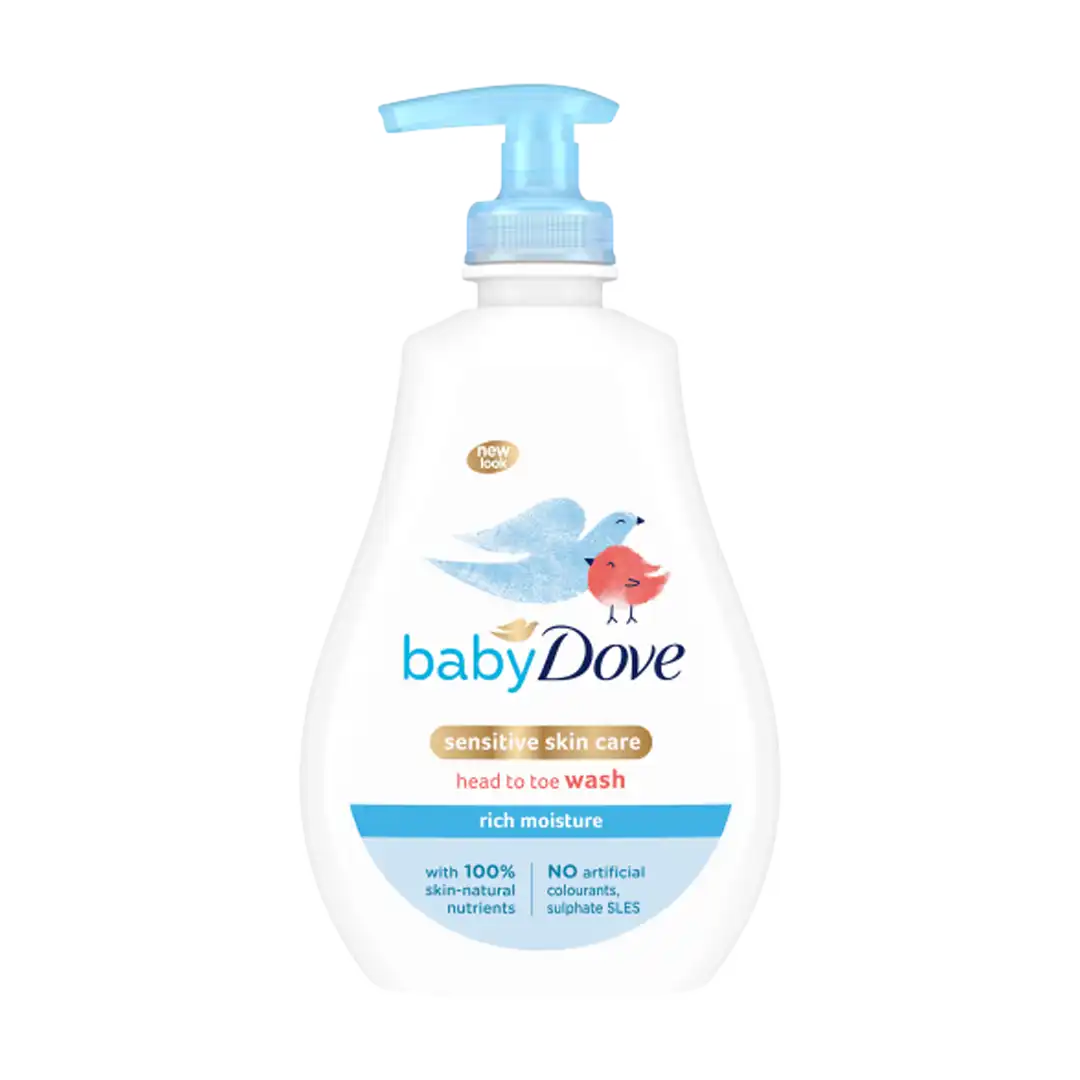 Dove Baby Head to Toe Wash Rich Moisture, 400ml