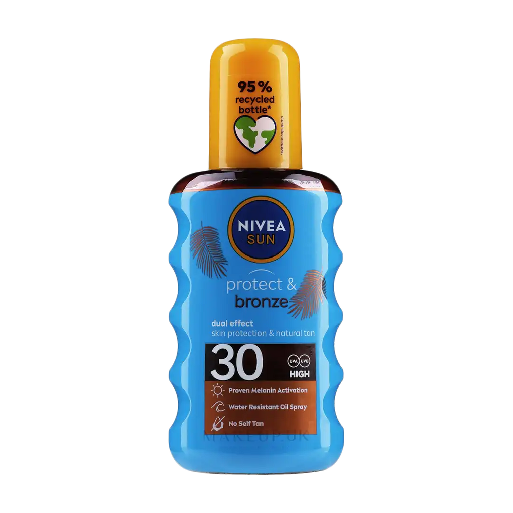 Nivea Sun Protect and Bronze Oil Spray SPF30, 200ml