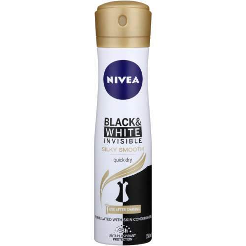 Nivea Black & White Invisible Silky Smooth Deodorant, 150ml