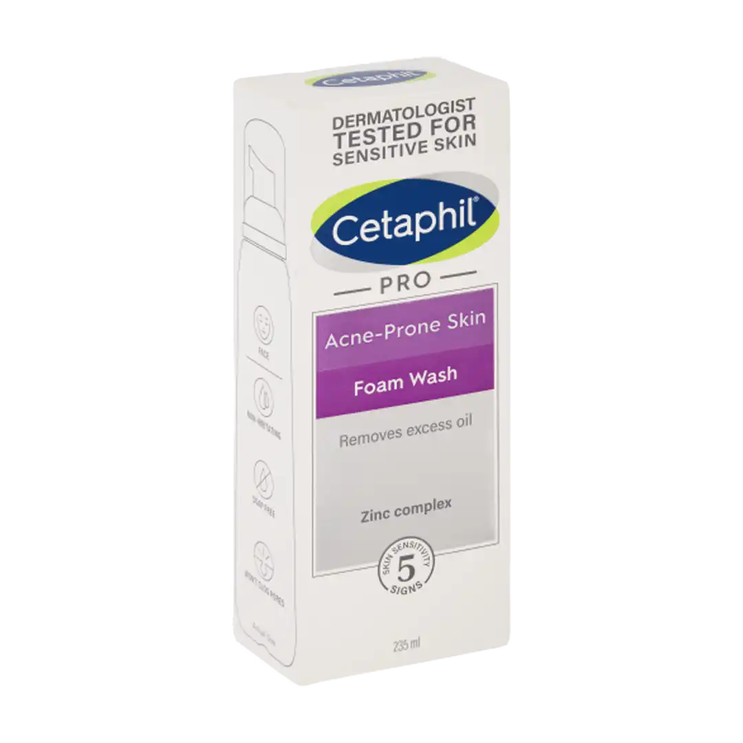 Cetaphil Pro Acne Prone Skin Foam Wash, 235ml