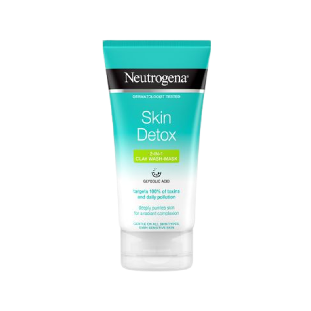 Neutrogena Skin Detox Purifying Clay Mask 2-in-1, 150ml