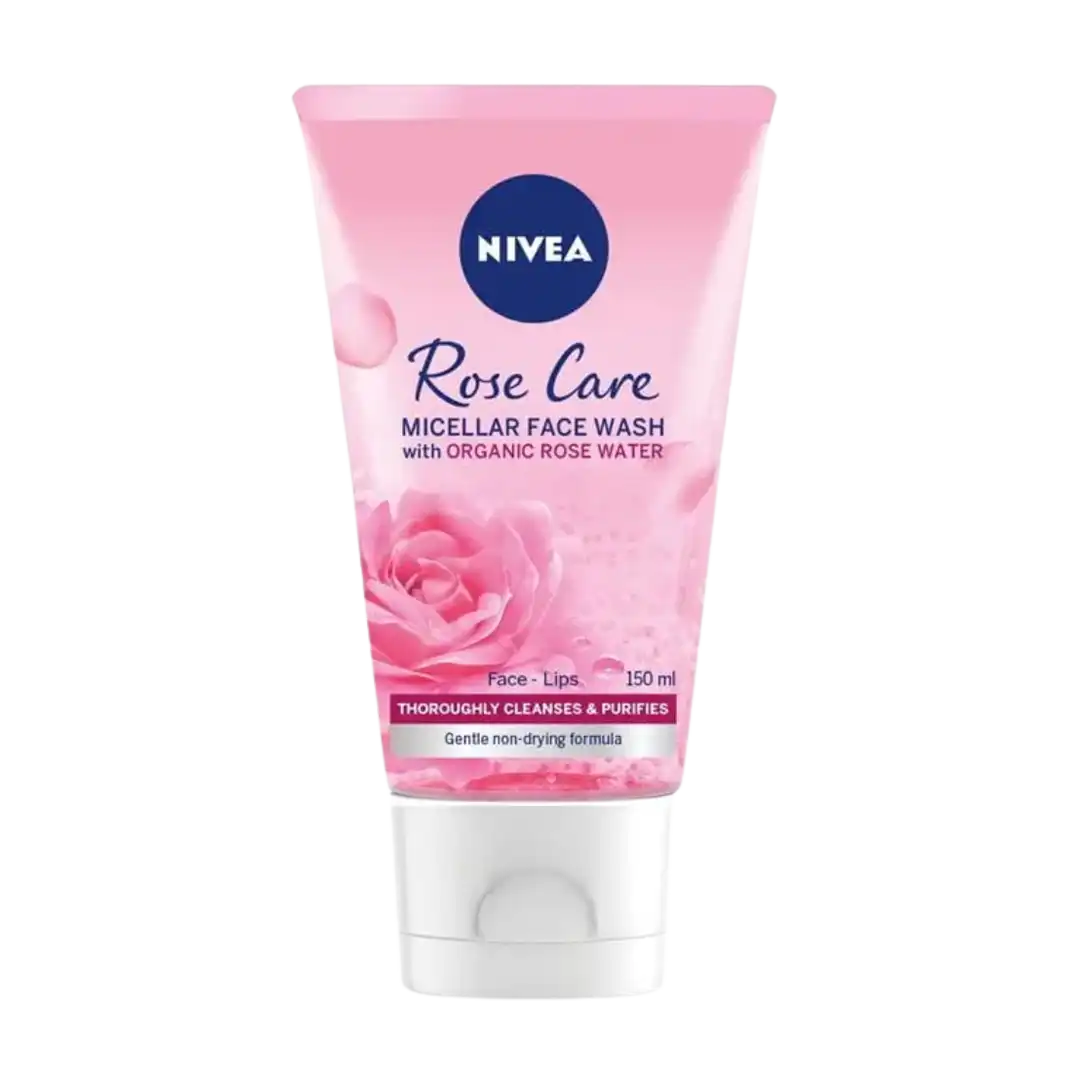 Nivea Rose Care Micellair Rose Water Face Wash Gel, 150ml