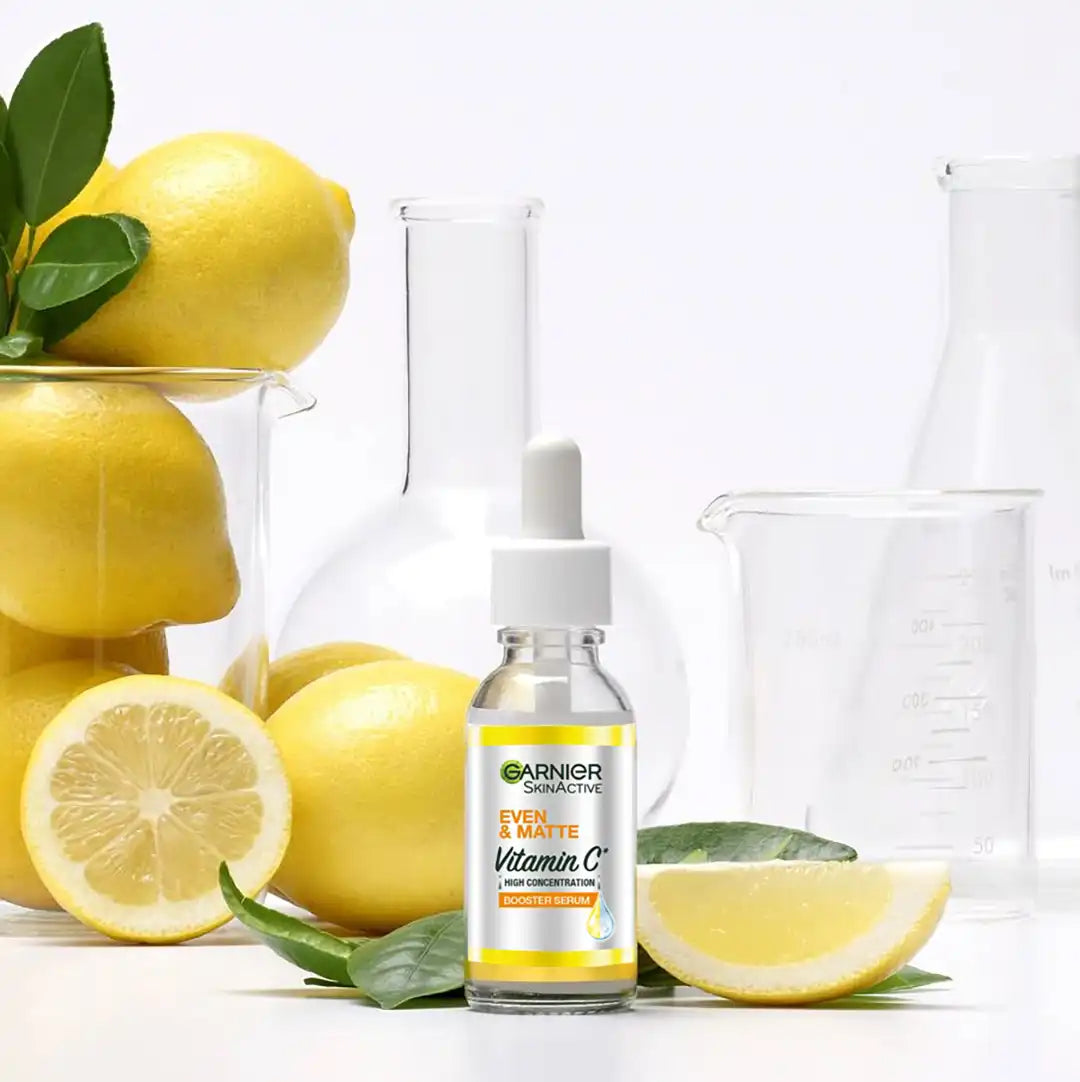 Garnier Even & Matte Vitamin C Booster Serum, 30ml