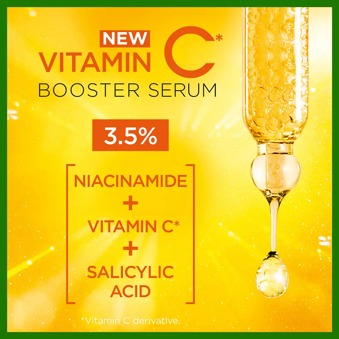 Garnier Even & Matte Vitamin C Booster Serum, 30ml