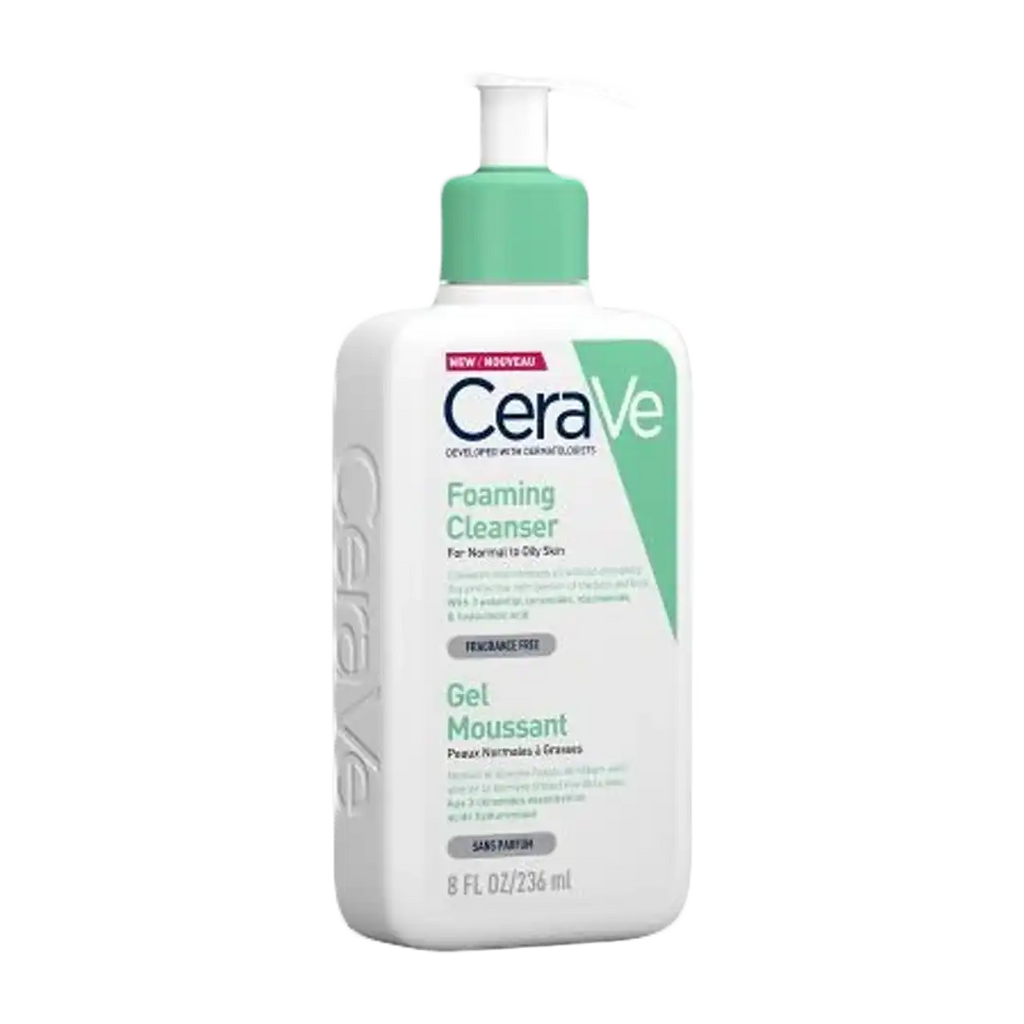 CeraVe Foaming Gel Facial Cleanser For Normal To Oily Skin, 236ml