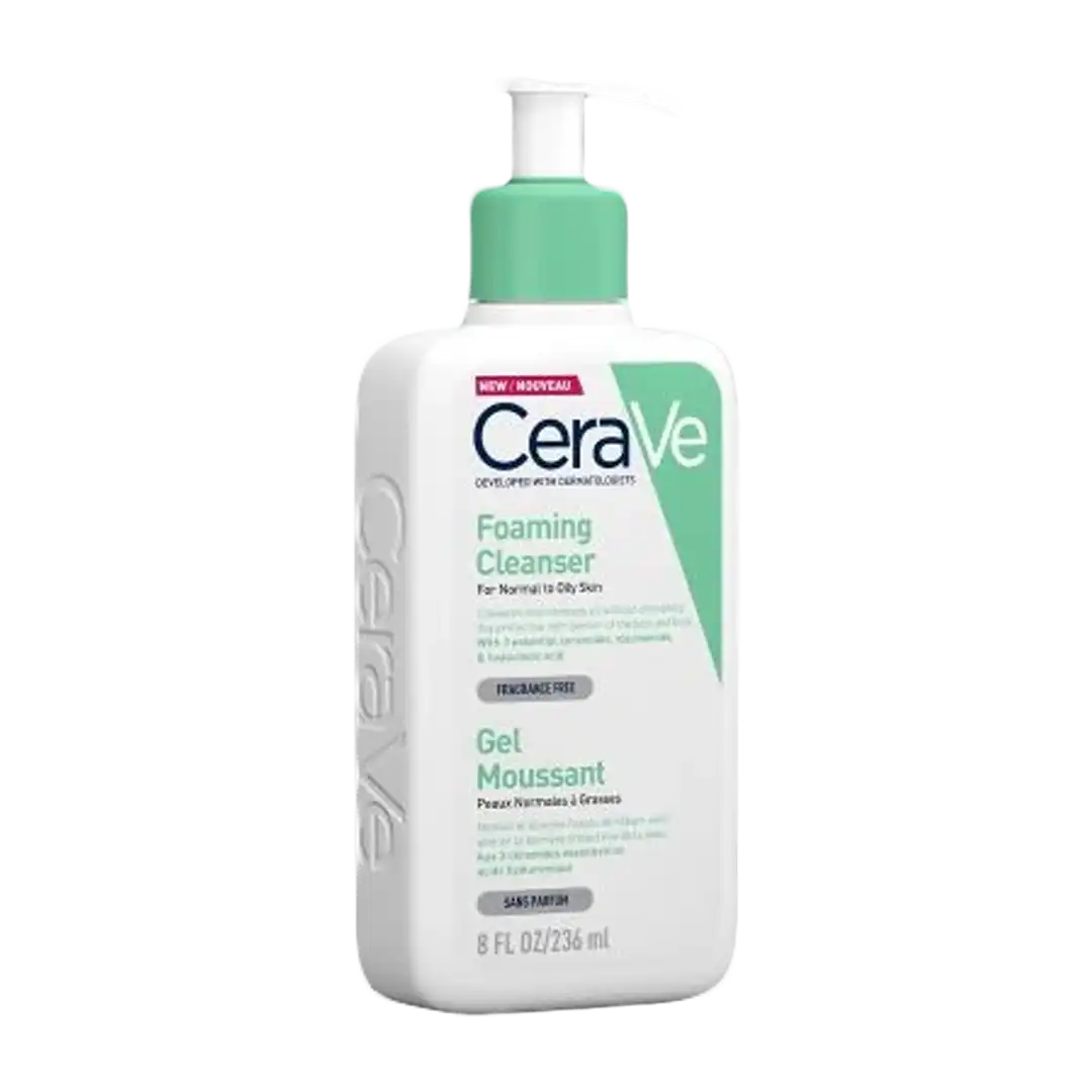 CeraVe Foaming Gel Facial Cleanser For Normal To Oily Skin, 236ml