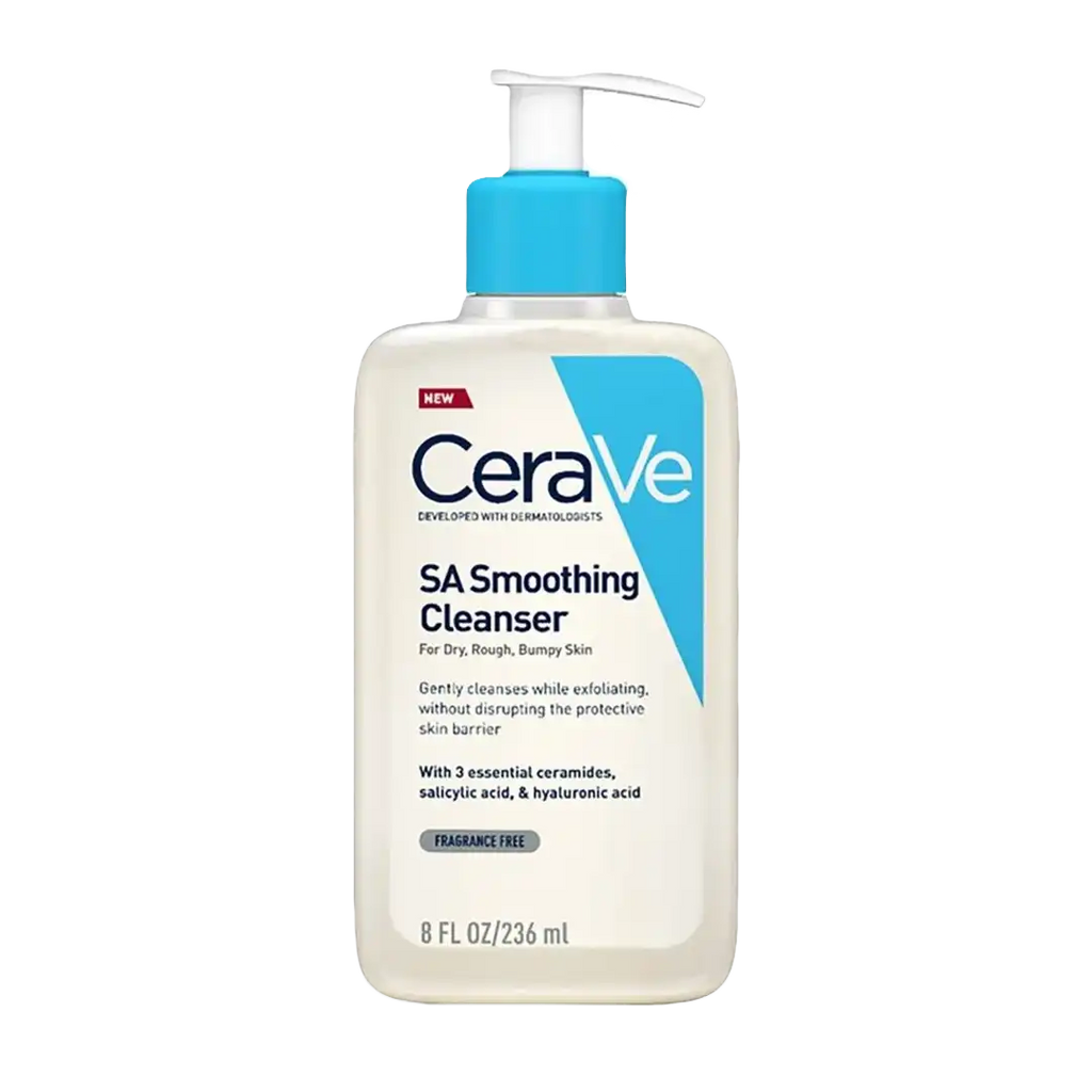 CeraVe SA Smoothing Cleanser For Dry Rough and Bumpy Skin, 236ml