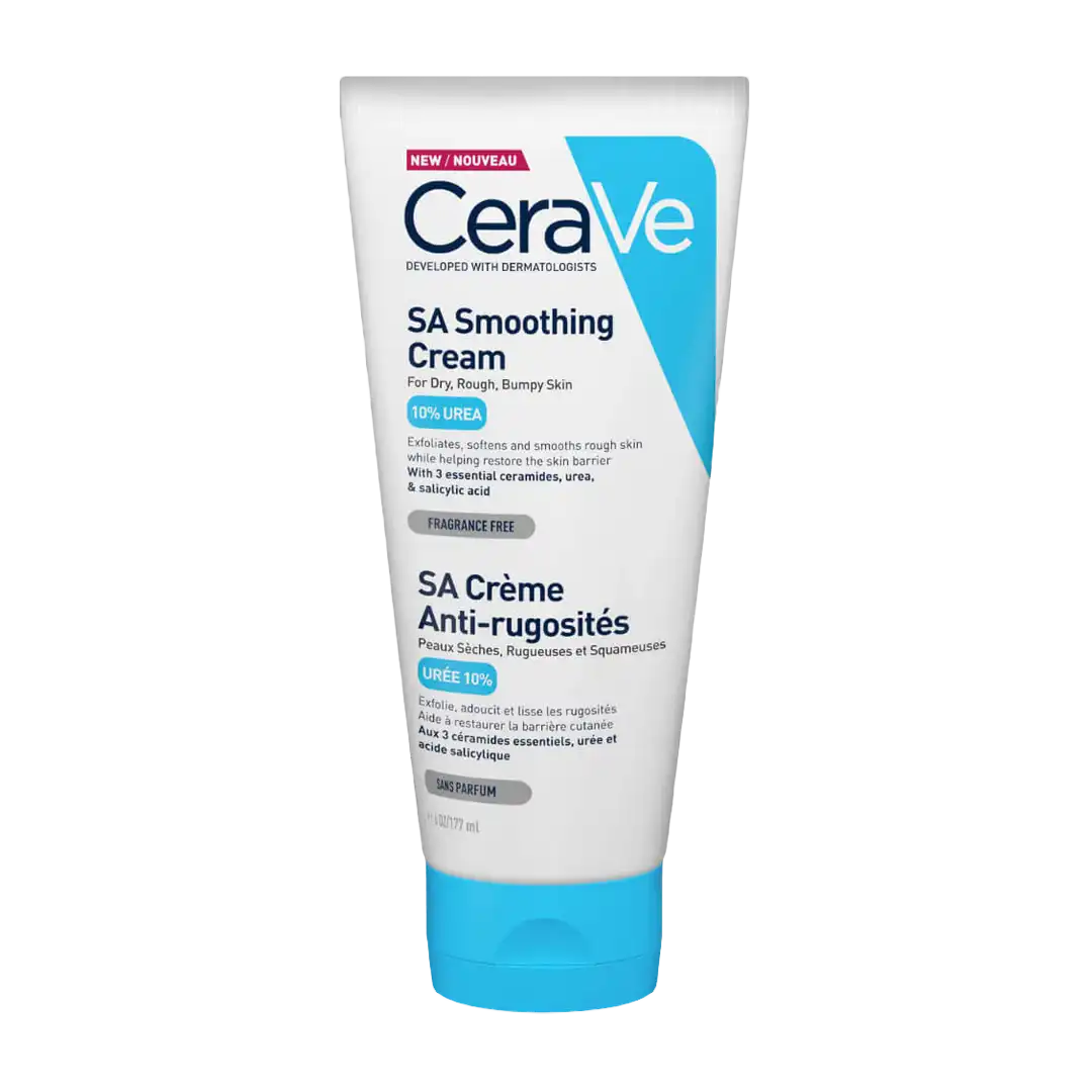 CeraVe SA Smoothing Cream For Dry Rough & Bumpy Skin, 177ml