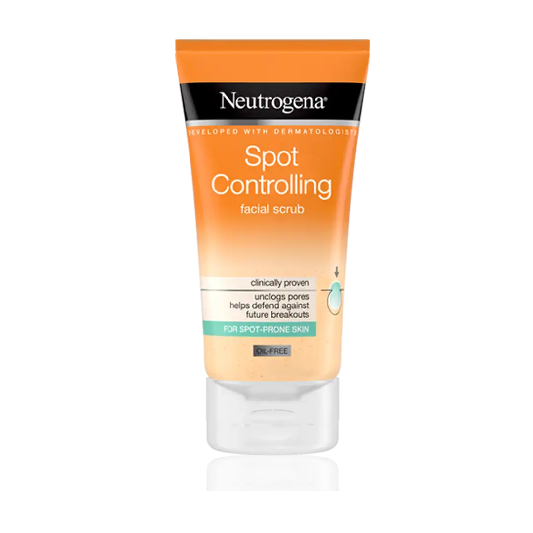 Neutrogena Spot Controlling Oil-Free Facial Scrub, 150ml