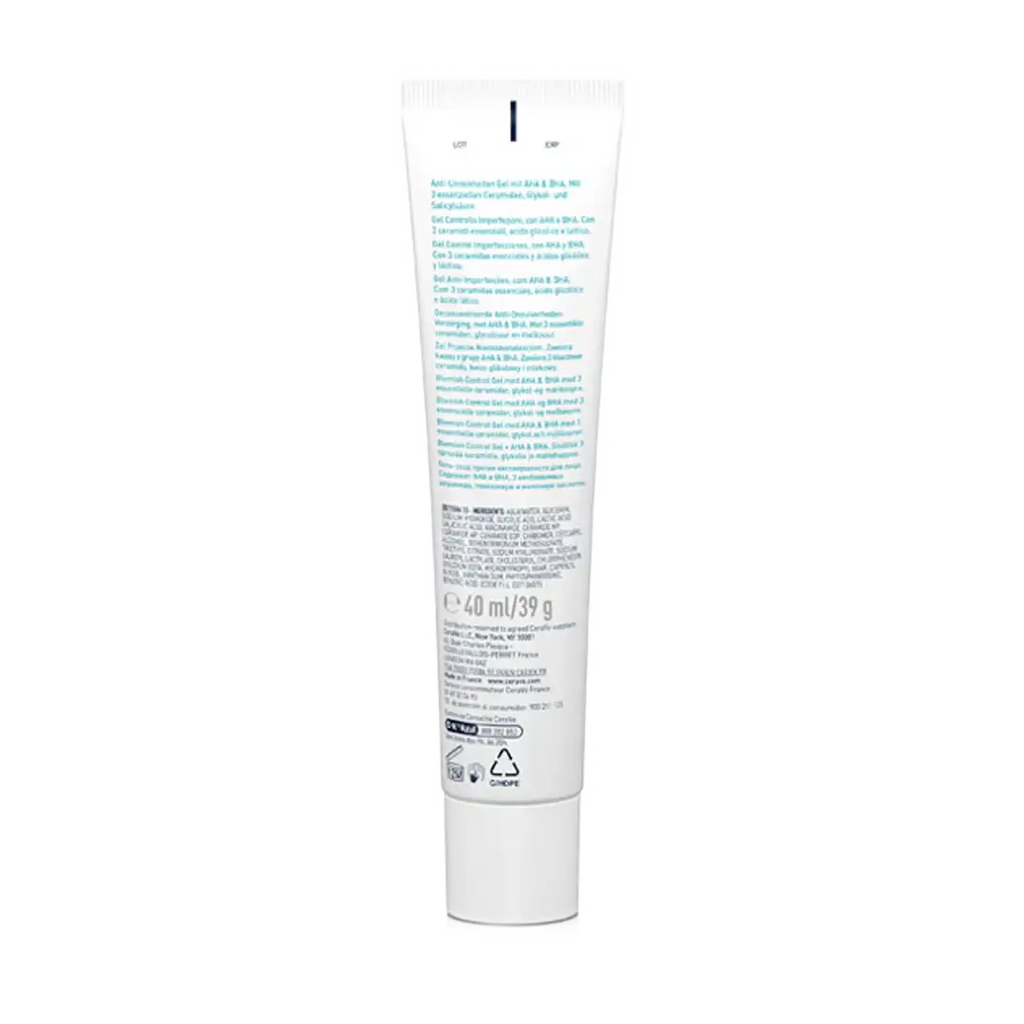 CeraVe Blemish Control Acne Gel with AHA and BHA, 40ml
