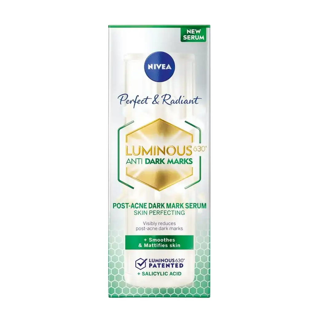 Nivea Luminous 630 Anti Dark 3-in-1 Post Acne Mark Serum, 30ml