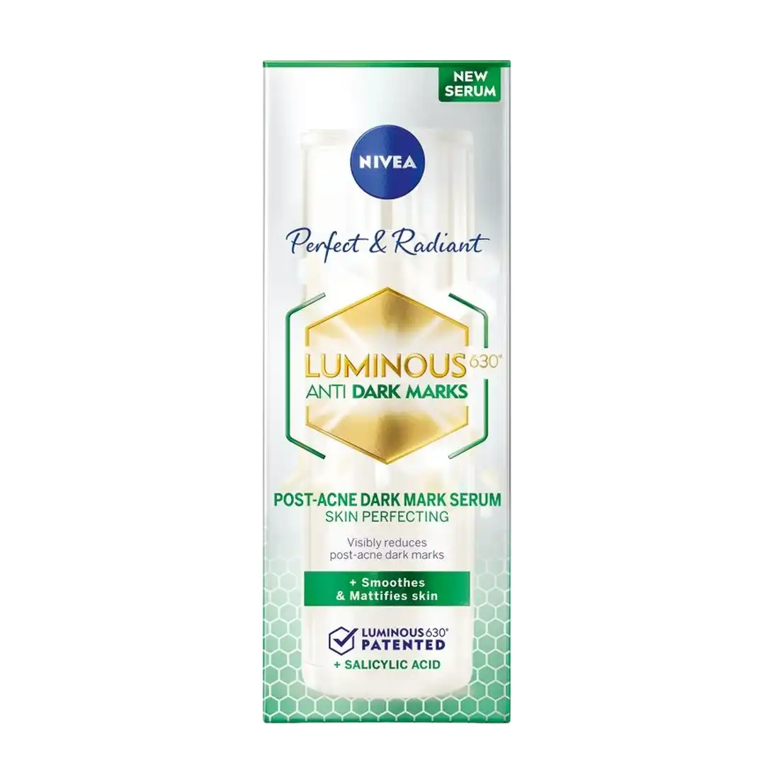 Nivea Luminous 630 Anti Dark 3-in-1 Post Acne Mark Serum, 30ml