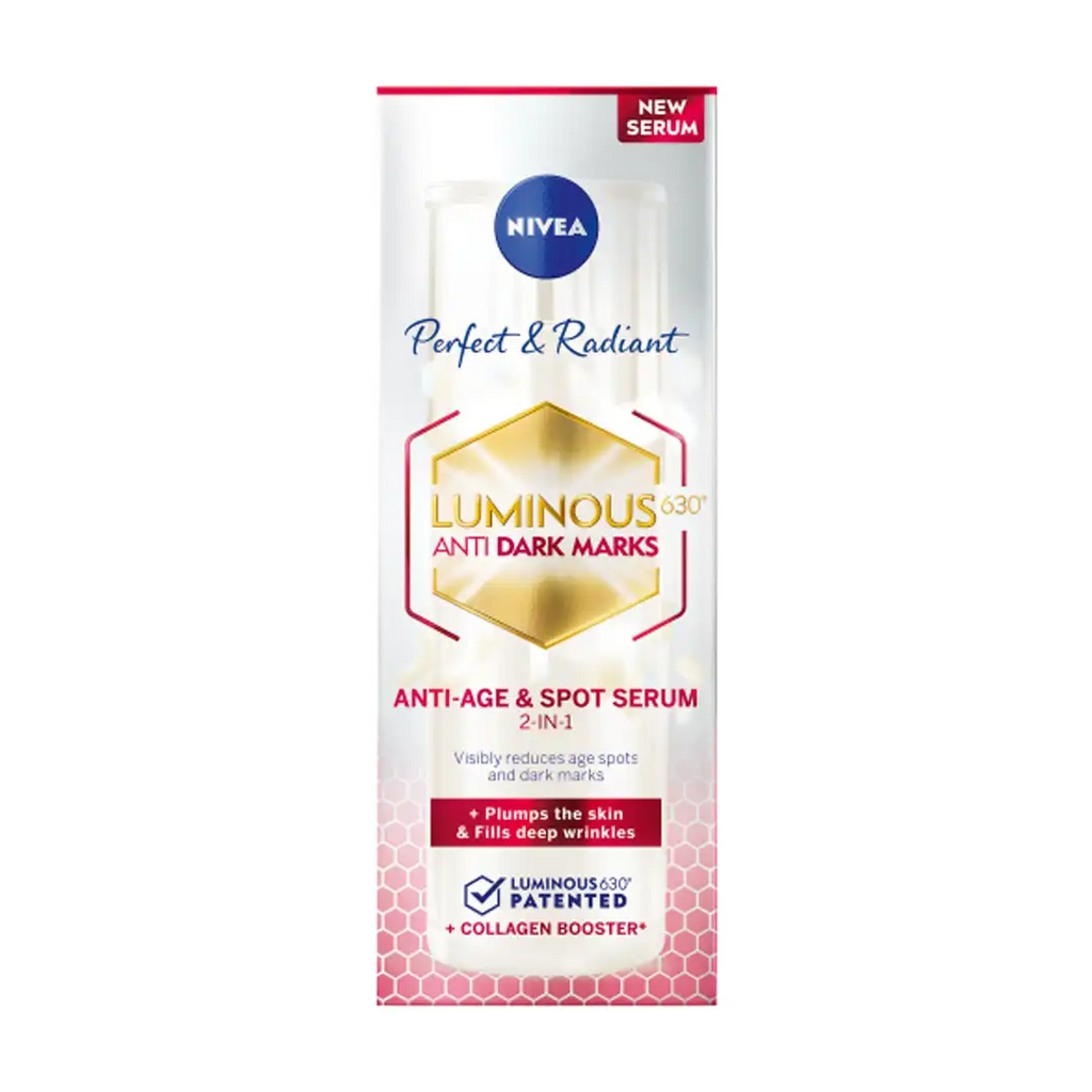 Nivea Luminous 630 Anti Dark 2-in-1 Anti-age & Spot Serum, 30ml