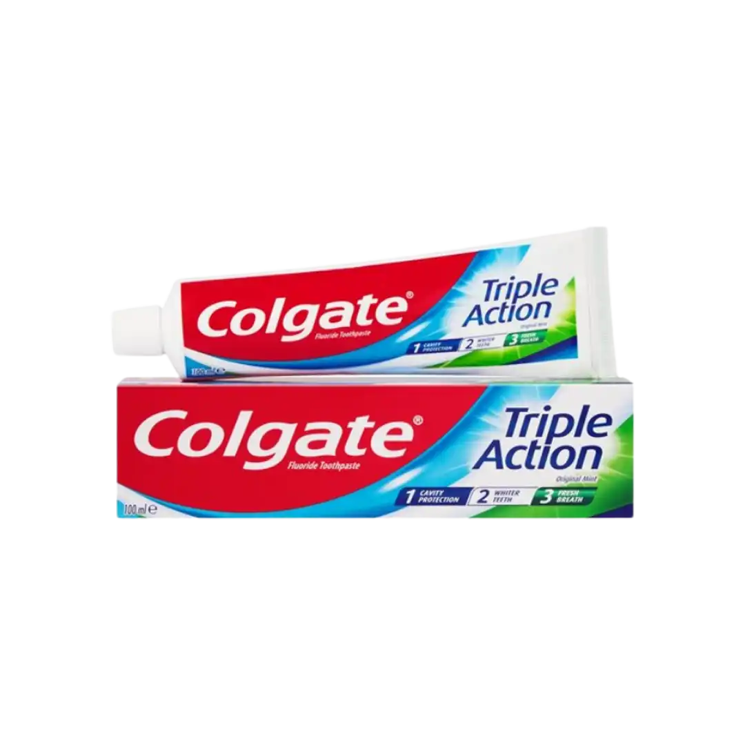 Colgate Triple Action Toothpaste, 100 ml