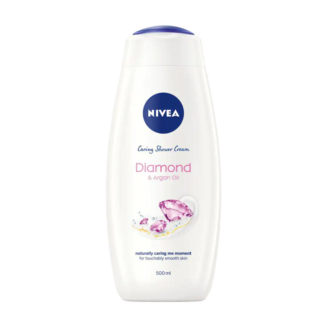 Nivea Diamond & Argan Oil Caring Shower Cream, 500ml