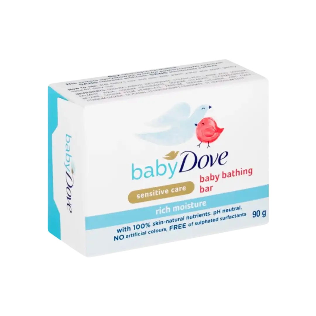 Baby Dove Sensitive Rich Moisture Soap Bar, 90g