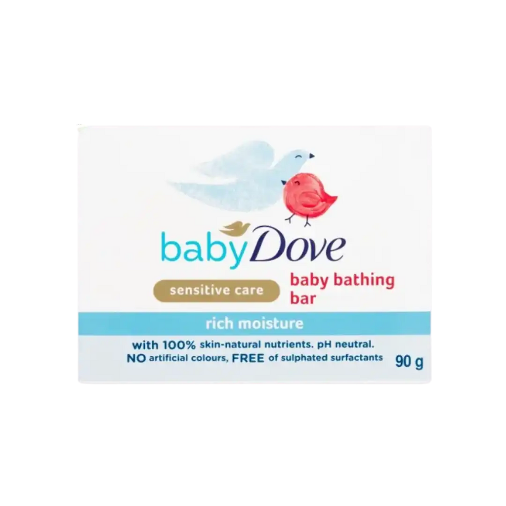 Baby Dove Sensitive Rich Moisture Soap Bar, 90g