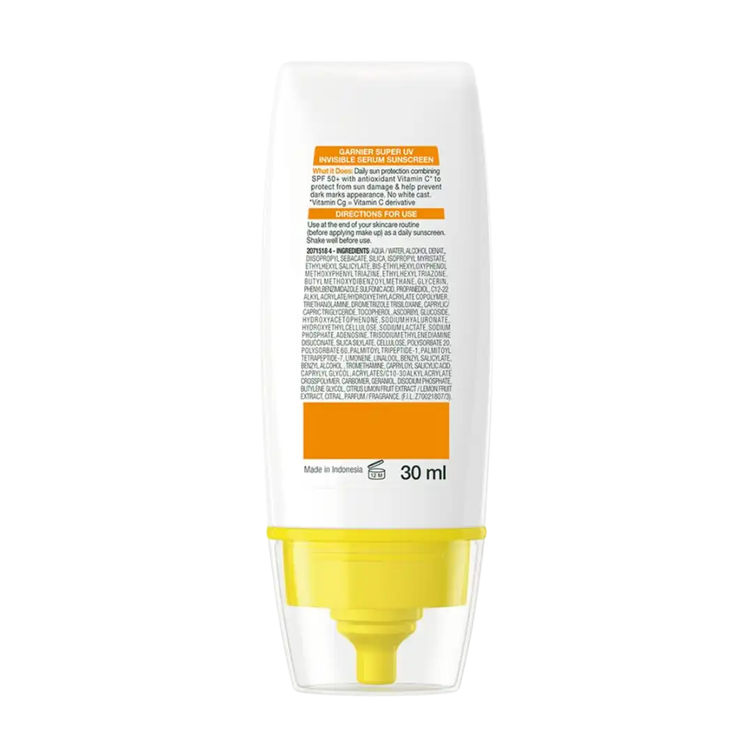 Garnier Super UV Invisible Serum Sunscreen, 30 ml