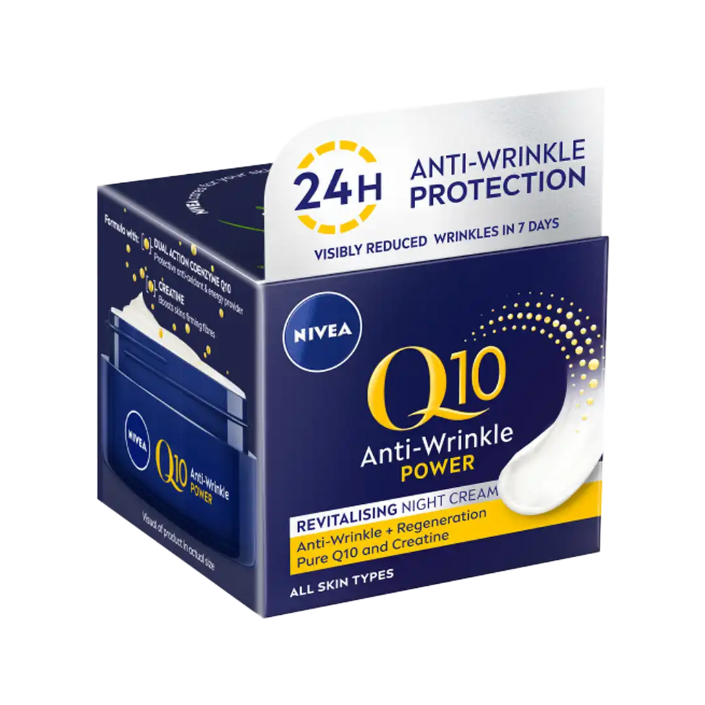 Nivea Q10 Power Anti-Wrinkle + Firming Night Cream, 50ml