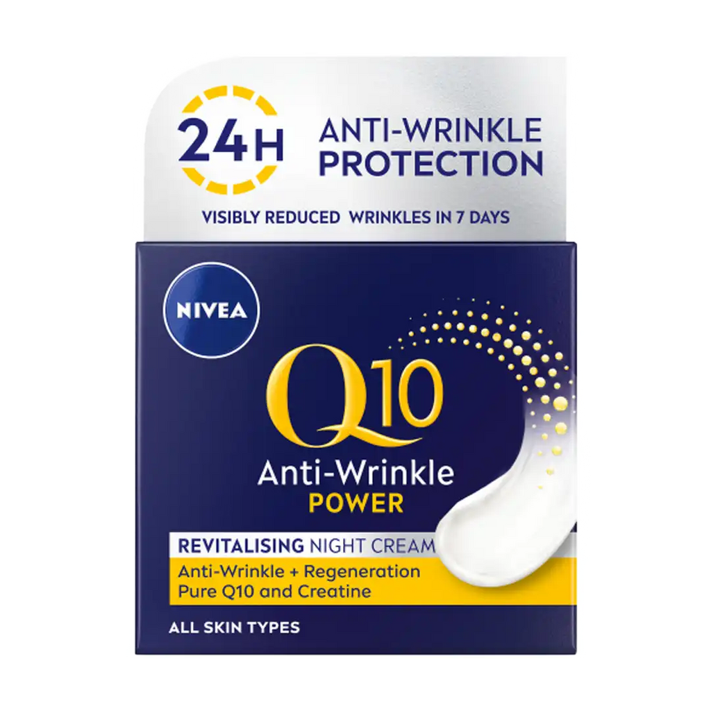 Nivea Q10 Power Anti-Wrinkle + Firming Night Cream, 50ml