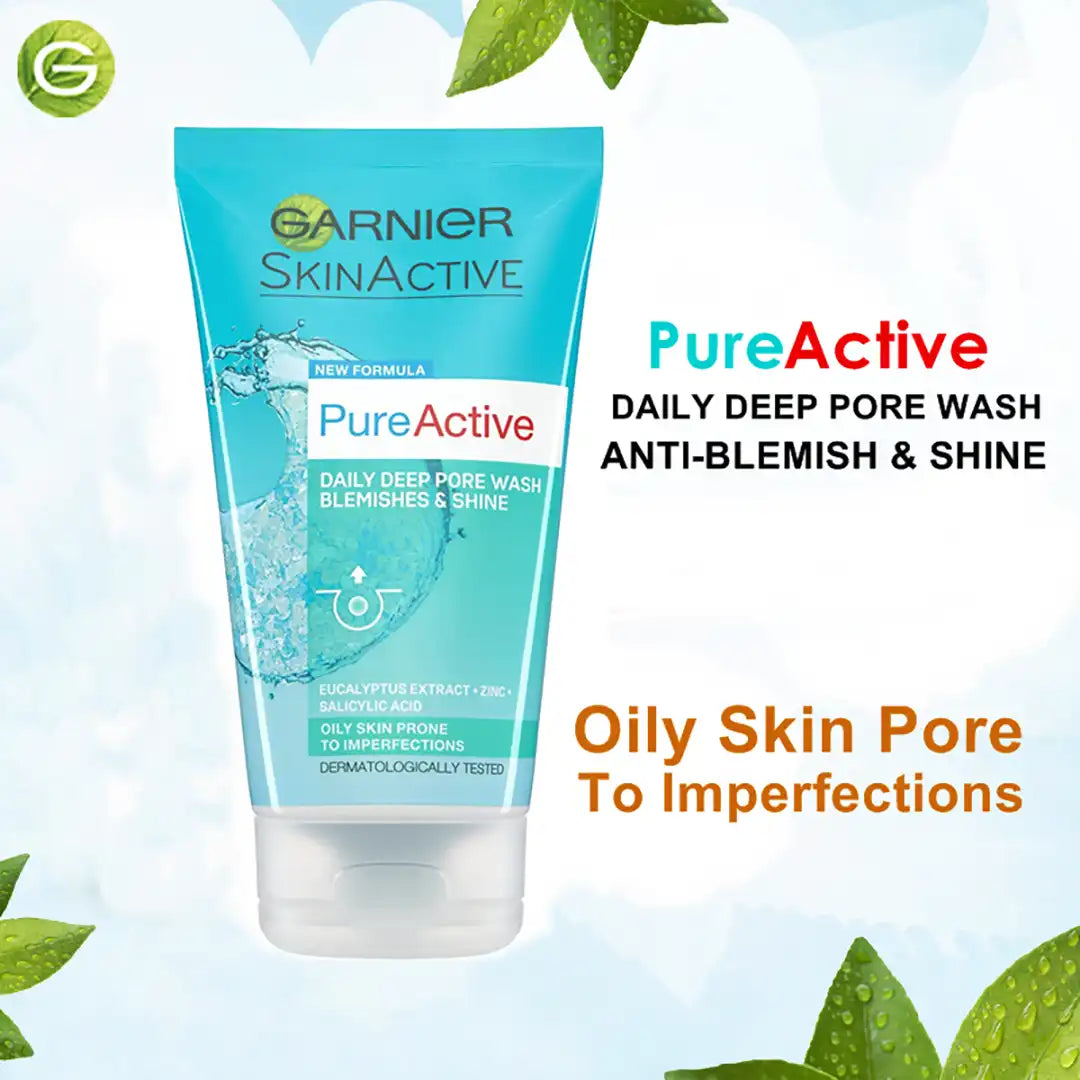 Garnier Pure Deep Pore Wash, 150ml