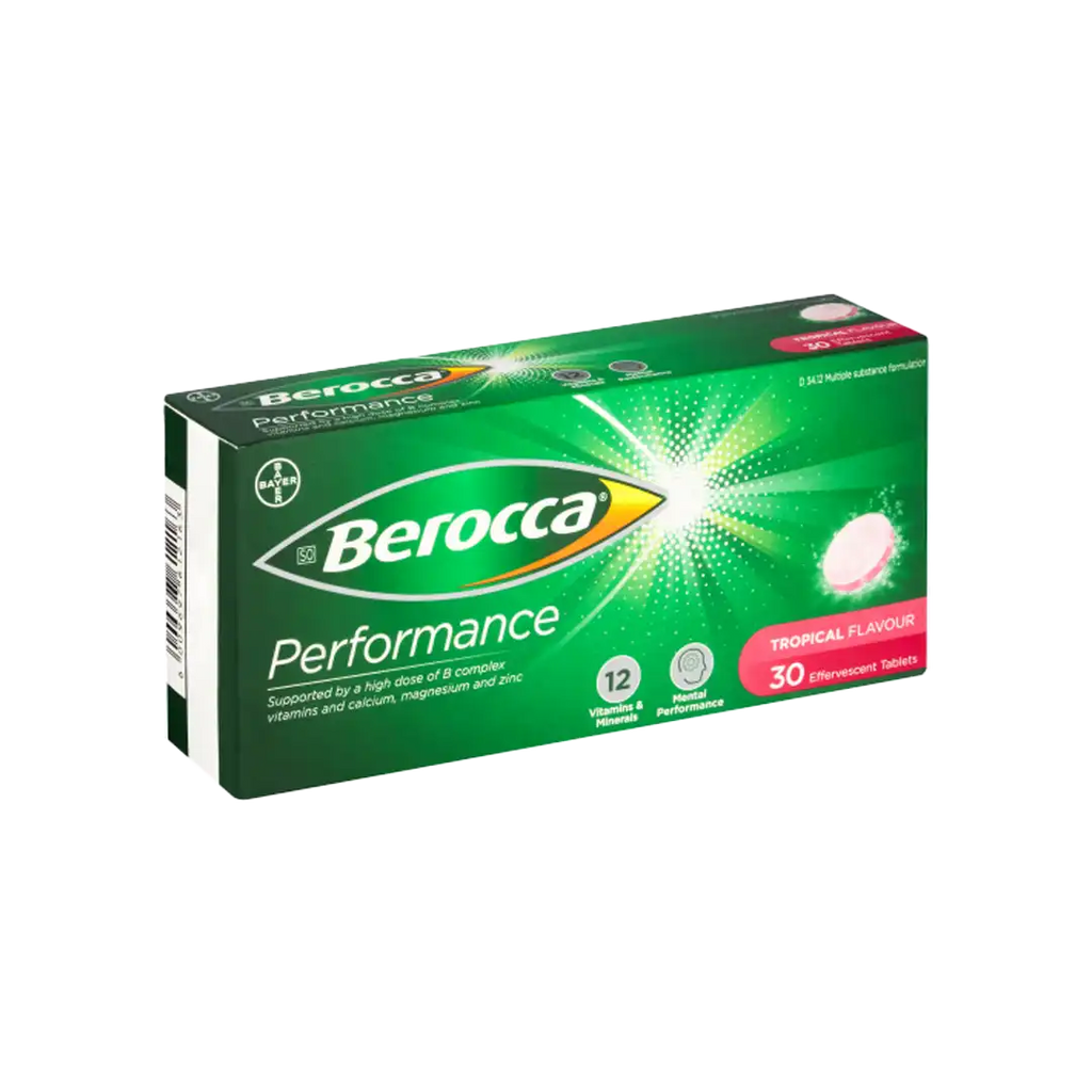Berocca Performance Effervescent Tablets 30's, Assorted