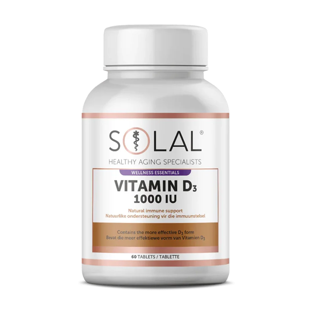 Solal Vitamin D3 1000 IU Tablets, 60's