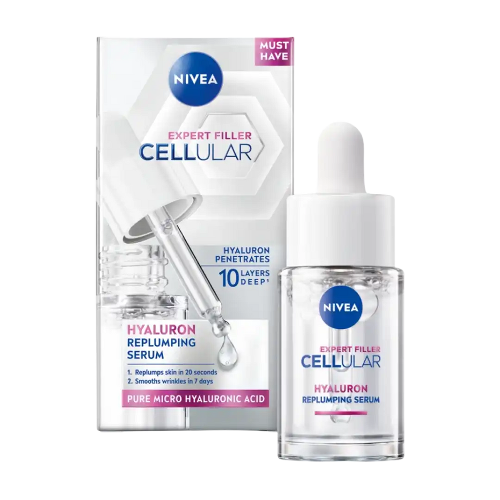 Nivea Expert Filler Cellular Hyaluron Volume Restore Serum, 30ml