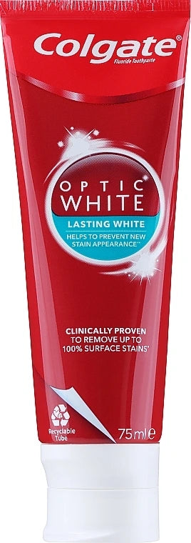 Colgate Optic White Toothpaste 75ml, Assorted